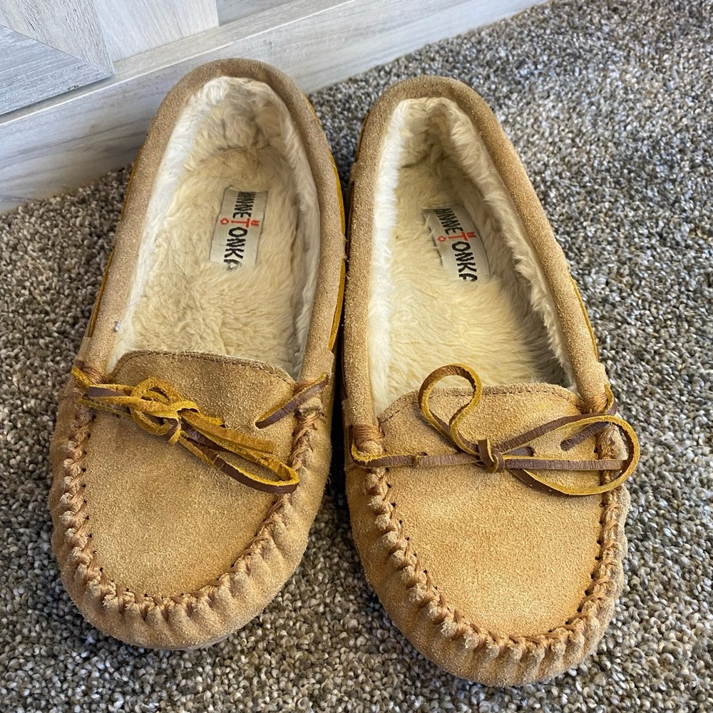 Minnetonka women Cally Moccasin Slippers 7